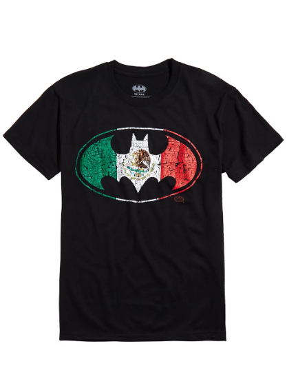 batman mexican flag shirt